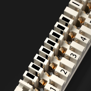 10 cặp Krone bài viết bằng giọng nói mô-đun điện thoại khối thiết bị đầu cuối đồng mạ bạc mùa xuân Snaps vào mô-đun hệ thống dây điện