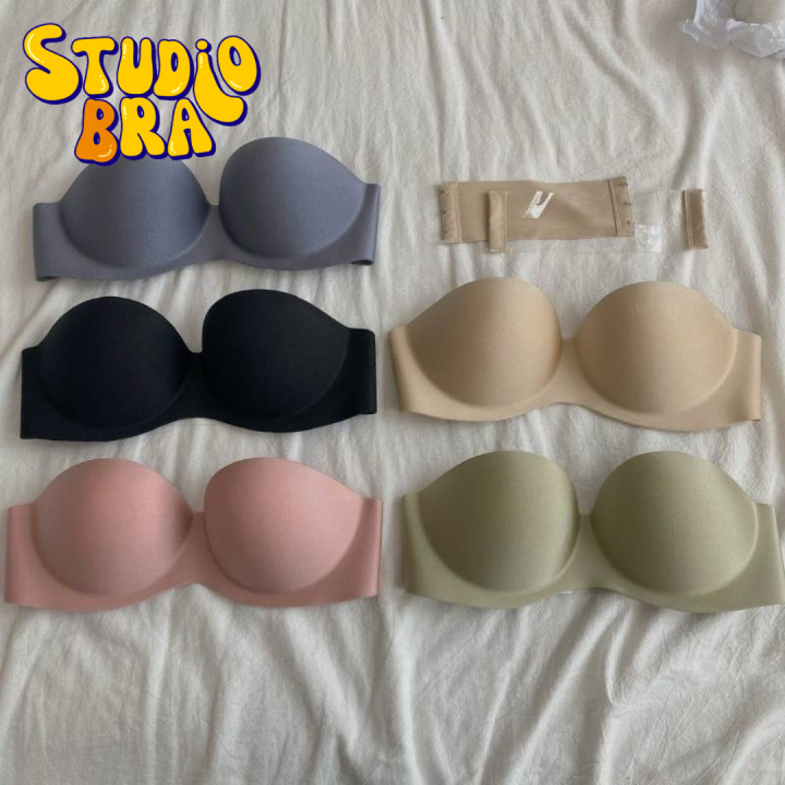 𝙎𝙩𝙪𝙙𝙞𝙤 𝘽𝙧𝙖 - เกาะอกไร้สาย เนื้อผ้าดีมาก ได้สสายใส 2 แบบ ทึบและใส (รหัส ...