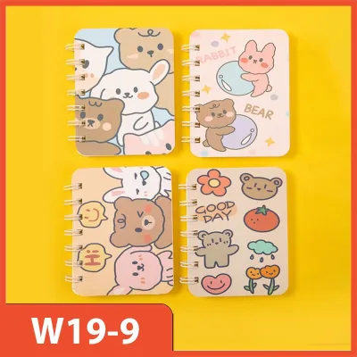 Aimilo Notebook Mini A7 Buku Tulis Sekolah Book Catatan Kecil 80 Lembar Kartun Stationery Alat Tulis Perlengkapan Sekolah -MP