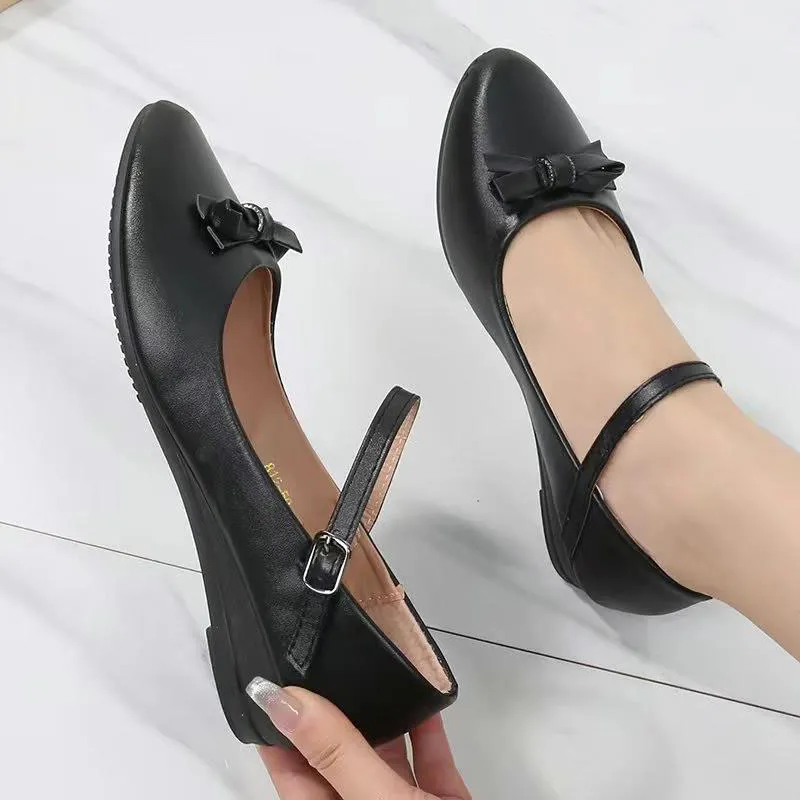 Doll Shoes Inch Wedge Black shoes for women school shoes with