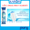 Bộ lõi lọc nước thô 123 SMAX Pro V Karofi chính hãng, dùng cho model KAQ-X16, KAQ-X26, KAD-D528, KAQ-D36S, ERO108.... 