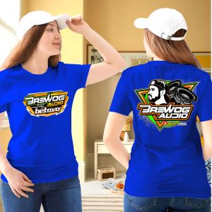 Kaos BREWOG AUDIO kaos distro terbaru bahan pe soft combet 24s adem dan nyaman di pakai