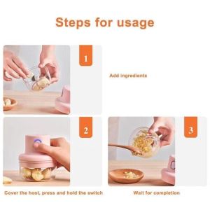 LOTTOL BLENDER MINI Portabel Elektrik Tanpa Kabel Mini Chopper 250ML