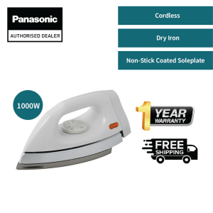 Panasonic NI-100DX Cordless Iron Non Stick 1000W NI-100DX-JW