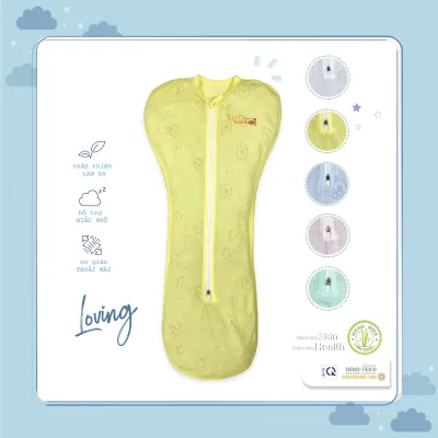 Nhộng chũn cho bé Luxry co giãn nhẹ có size từ 0 đến 12 tháng