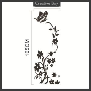 [Creative] Butterfly Refrigerator Sticker Home Decoration Kitchen Mural DIY Wall Stickers