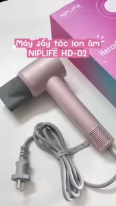 Ready Stock NIPLIFE 200 Million Negative Ions Hair Dryer Lightweight Portable Quick Drying Home Hair Dryer