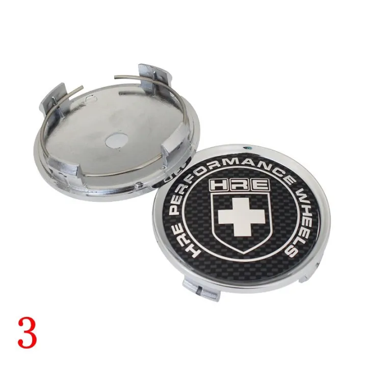 4x 74mm 75mm HRE Radnabenabdeckungen Radkappen