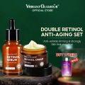 VIBRANT GLAMOUR Retinol Cream +Serum Original  Anti Aging Whitening Renewing Reduce Fine Lines Wrinkles  Skincare Sets. 