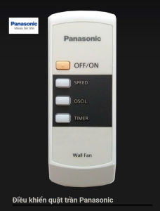CHÍNH HÃNG ĐIỀU KHIỂN QUẠT ĐIỆN PANASONIC TREO TƯỜNG