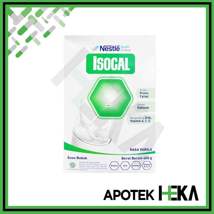 Isocal 400 g - Susu Nutrisi Tinggi Protein Kalsium Zinc Vitamin