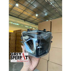 Reflektor lampu depan honda BeAT esp hitam smoke berkualitas