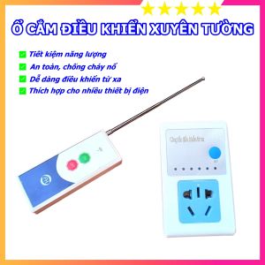 Bộ ổ cắm dùng điều khiển xuyên tường từ xa tiện lợi an toàn tiết kiệm điện sản phẩm thông minh cho người lười