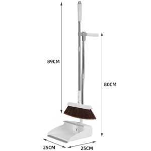 To Be Best ชุดไม้กวาดพร้อมที่ตักขยะ  หมุนได้ ที่ตักขยะมีซี่แปรงในตัว จำหน่ายแยกตามการจัดเก็บเข้าชุด แบบมีที่ล็อกกับแบบแม่เหล็ก