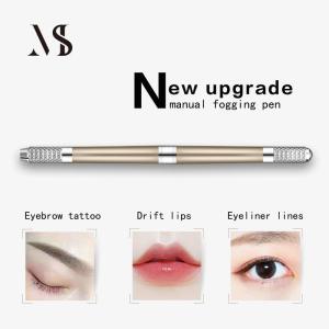 Manual Eyebrow Tattoo Machine 3d Pen For Permanent Makeup Tebori Tattoo For Lip Eyeliner Microblading Eyebrows Champagne