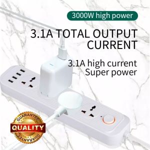 Ổ ĐIỆN ĐA NĂNG THÔNG MINH A02-Ổ ĐIỆN 4 CỔNG USB-PHÍCH CẮM ĐIỆN CHỊU TẢI AN TOÀN NẠP ĐIỆN CẤP TỐC-THIẾT BỊ CHỐNG GIẬT TIẾT KIỆM ĐIỆN - Ổ CẤM ĐA NĂNG