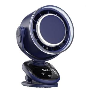 180 Degree Adjustable Desktop Circulating Fan Rechargeable Table Fan Office Wall Mounted Fan Electric Desktop Clip Fan