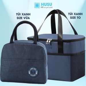 Túi giữ nhiệt + 2 đá khô trữ lạnh 12 tiếng ủ 4 tiếng cách nhiệt chống thoát hơi 99%