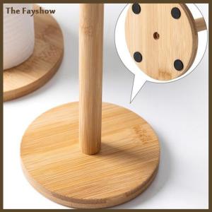 [The Fayshow] Nhà bếp bằng gỗ cuộn giấy khăn chủ phòng tắm mô đứng đứng giấy dùng một lần nồi nhà bếp nhà vệ sinh lưu trữ phụ kiện