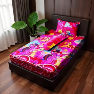 Barkaila - Sprei Set Anak Motif Karakter Ukuran 120x200cm Elegan Minimalis
