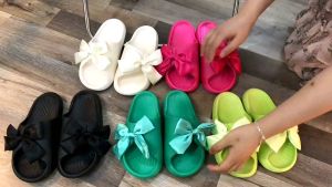 SANDAL SELOP SLOP JELLY WANITA IMPORT KEKINIAN TERBARU PITA KUPU KUPU BAHAN EMPUK ELASTIS SUPER LEMBUT SOFT KARET RUBBER