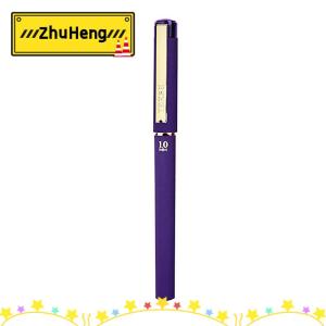 zhuheng 1 pcs Tím mực gel bút 0.7mm 1.0mm cho các văn bản công suất lớn Refill văn phòng Nguồn cung cấp trở lại để sochool