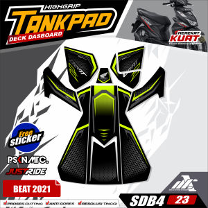 STIKER PELINDUNG DASHBOARD TANKPAD BEAT DELUXE / BEAT STREET 2020 2021 2022 2023 - SDB4