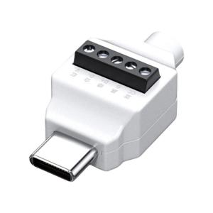 Type C Male to 5Pin/4pin Crimp Terminal Adapter for Quick USB C Cable Fixes Customization Type C Quick ConnectingAdapter