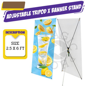 Magic photo Adjustable X-Type Banner Stand Tripod for Tarpaulin & Poster Displays