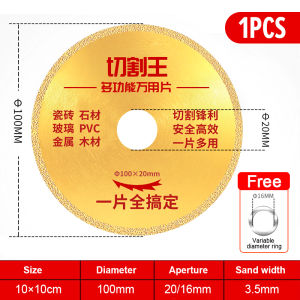 4" 100mm Diamond Saw Blade Cutting Disc for Angle Grinder Wheel Marble Ceramics Grinding Glass Tile Diamond Saw Blade Renovation