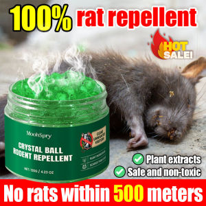 🔥No rats within 500 meters🔥 rat repellent gel rat killer pest Cream Crystal Ball rat repellent for home pure plant citronella oil Car Engine/Household Use 100% natural safe Non-Toxic Harmless to Cats and Dogs