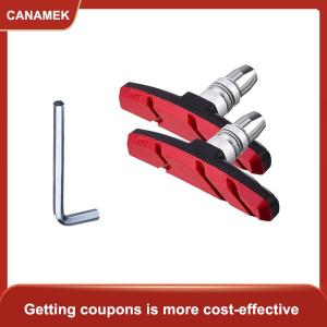 【CANAMEK】 1 cặp bền Xe Đạp im lặng phanh Pads cưỡi phanh núi Pad giày khối miếng đệm cao su lâu dài tốt