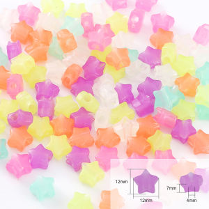 30g/bag Luminous Beads Glow in the Dark Fishing Loose Spacer Beads for Party And Holiday DIY Decoration DIY Necklace Bracelet