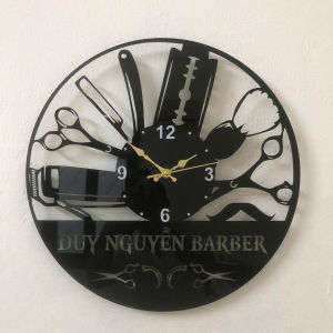 ⏰ Đồng Hồ Treo Tường Barber Shop Abatsu – Biểu Tượng Đẳng Cấp Cho Tiệm Tóc Nam Chuyên Nghiệp