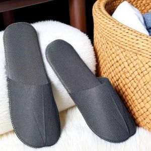 Good Quality 1 PAIR GToweling Closed Toe Hotel Slipper Spa Shoes Disposable Slippers