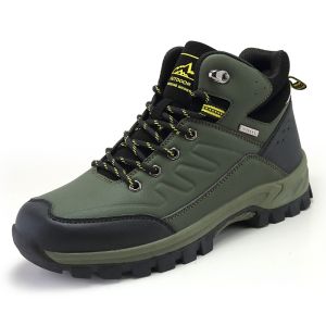 Import Gunung Sepatu Mid Boot Hiking Pria Olahraga Outdoor Mendaki Trekking Shoes Casual Kerja Anti Slip Adventure Touring 367