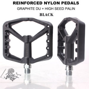 Racework แป้นถีบจักรยาน S คันเหยียบจักรยานเสือภูเขาแป้นถีบจักรยานที่เหยียบไนล่อนที่เหยียบ Mtb อุปกรณ์จักรยาน