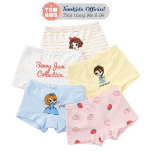 Quần Chip Bé Gái Chất Liệu Vải COTTON Kháng Khuẩn Quần Lót Cho Bé Gái Họa Tiết Công Chúa Dễ Thương
