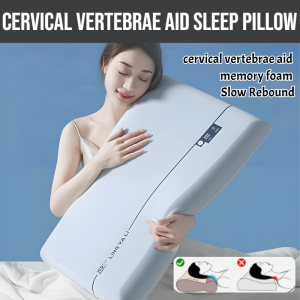Ergonomic Sleeping Memory Foam Pillows Cervical Vertebrae Aid Sleep Pillow Sleep Aid Cervical Vertebra Repair Healthy And Comfortable Pillow