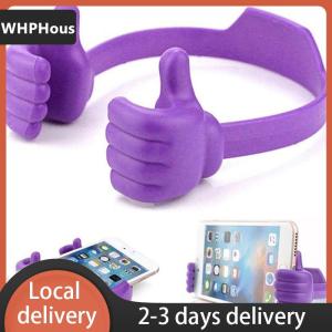 [COD] WHPHous Ship within 24 hours Thumbs Up Cell Phone Holder For Desk Universal Flexible Cell Phone Stand For Tablet Holder Cellphone Holder Stand