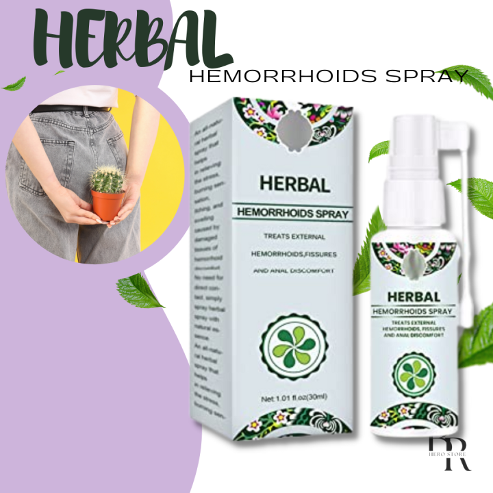 Herbal Hemorrhoids Spray Natural Herbal Hemorrhoids Spray 30ml Lazada Ph