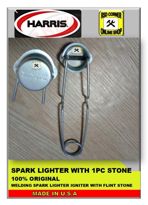 HARRIS Gas Ignitor Oxy Acetylene Welding Lighter Flint (U.S.A MADE