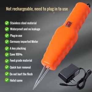 【พร้อมส่ง】เครื่องถอนขนไก่เครื่องกำจัดขนไก่ไฟฟ้ามือถือพร้อมสวิตช์กันน้ำเครื่องกำจัดขนไฟฟ้าสำเร็จขนาดเล็ก