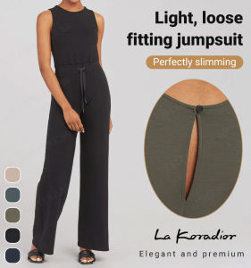 Casual Jumpsuit Slim Fit Jumpsuit Sundress Polyester Fiber Sundress Loosen or Tighten Lightness