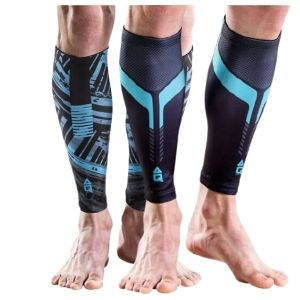 AQ Support Antiskid Compression UV Calf Sleeve F26001 F26002 F26003 F26004 F26005 F26006 (1 pair)