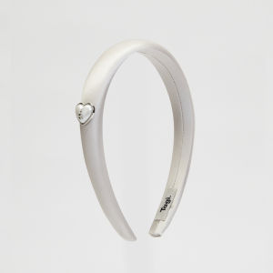 Tagi. Put-Put Love Hairband ที่คาดผม ไหมสไตล์เรโทรทรงสูงประดับไข่มุกเพชร คาดผมผู้หญิง เครื่องประดับผมผู้หญิง