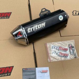 Knalpot Silincer Triton XR-5 Series 50/51mm untuk CBR 250Rr R25 Ninja 250 Cbr 150r R15 dan GSX R150 free db killer