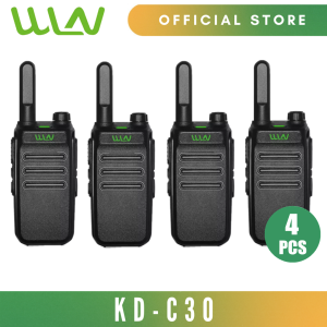 WLN KD-C30 2W 16 Channel UHF 400-470MHz Two-Way Walkie Talkie Radio -SET OF 4