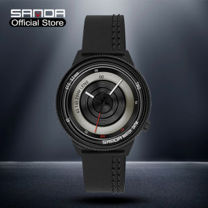 SANDA Đồng Hồ Nam Niêm Yết Mới Đồng Hồ Chính Hãng Đồng Hồ Thể Thao Nam Sang Trọng Thời Trang Đồng Hồ Thạch Anh Chống Thấm Nước Bằng Da Đồng Hồ Nam Thường Ngày Sáng Tạo