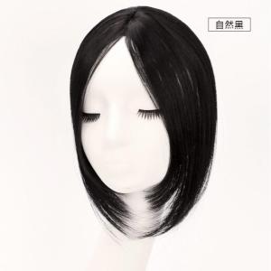 Toupee Hair Topper Hair Clip Poni Belah Tengah Penutup Botak Penutup Uban Wig Wanita Hair Rambut